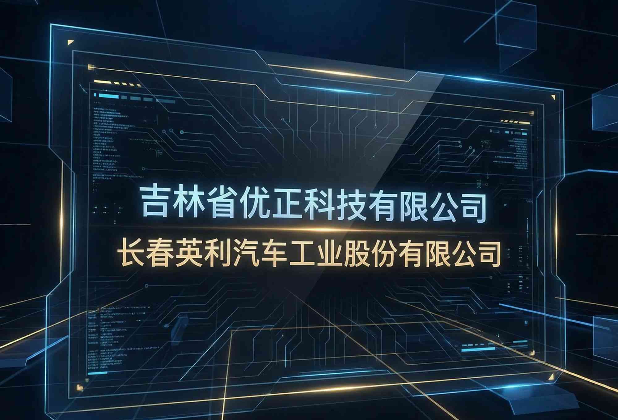 吉林省优正科技有限公司与长春英利汽车工业股份有限公司AI数字人直播系统联合研发项目全景深度解析报告